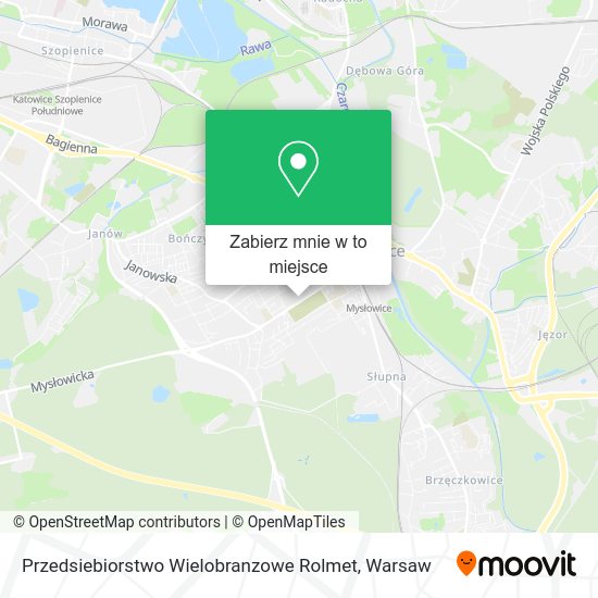 Mapa Przedsiebiorstwo Wielobranzowe Rolmet