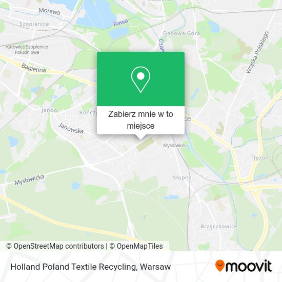 Mapa Holland Poland Textile Recycling