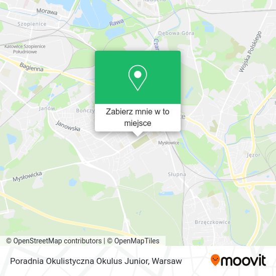 Mapa Poradnia Okulistyczna Okulus Junior