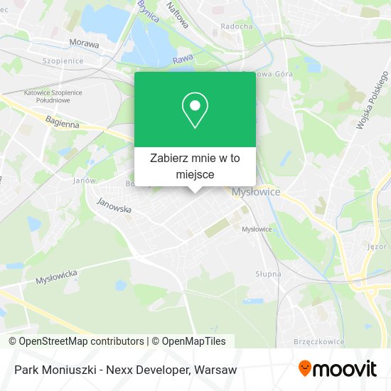 Mapa Park Moniuszki - Nexx Developer