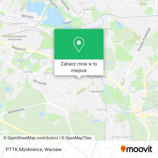 Mapa PTTK Mysłowice