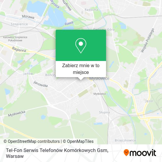 Mapa Tel-Fon Serwis Telefonów Komórkowych Gsm