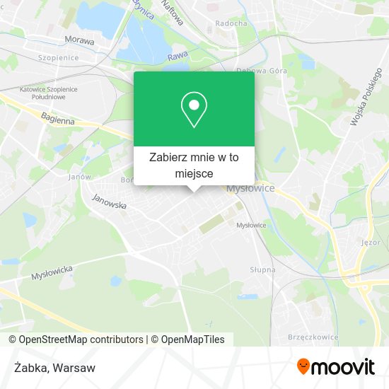 Mapa Żabka