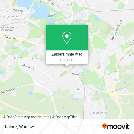 Mapa Kalosz