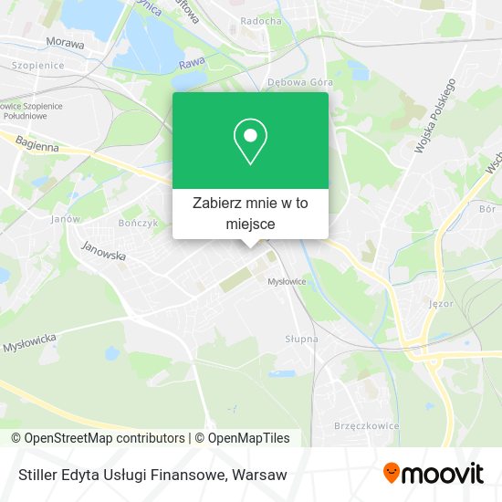 Mapa Stiller Edyta Usługi Finansowe