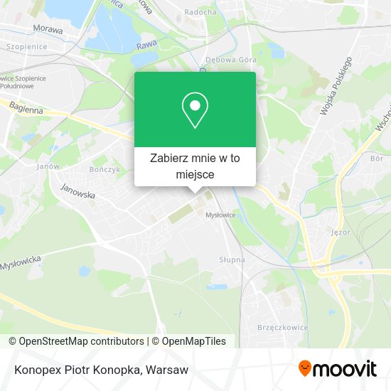 Mapa Konopex Piotr Konopka