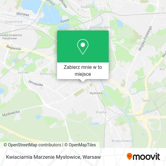 Mapa Kwiaciarnia Marzenie Mysłowice