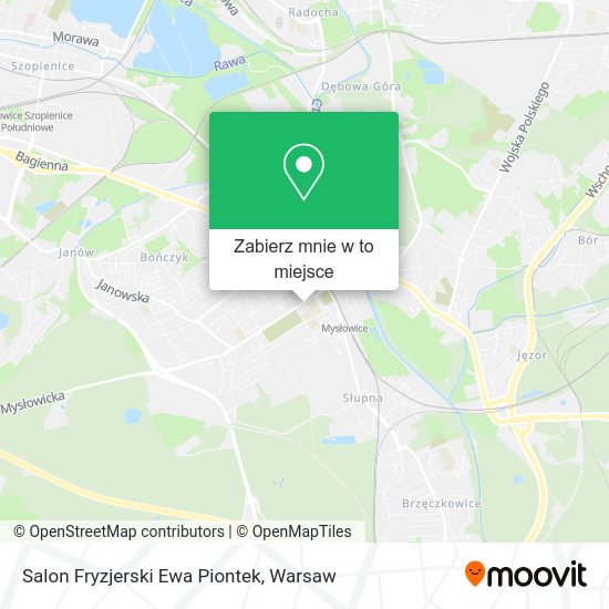 Mapa Salon Fryzjerski Ewa Piontek