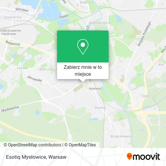 Mapa Esotiq Mysłowice