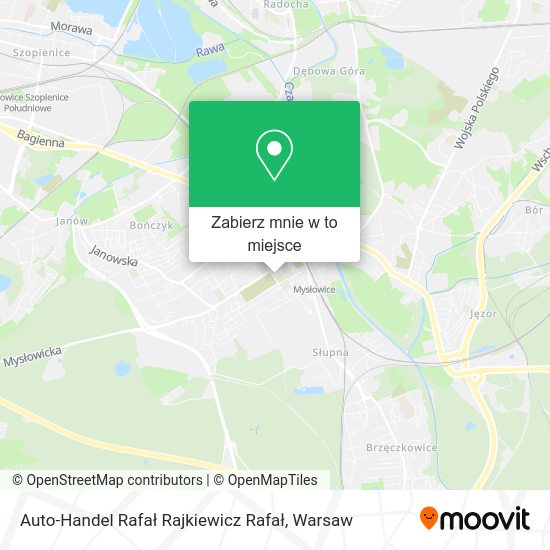 Mapa Auto-Handel Rafał Rajkiewicz Rafał