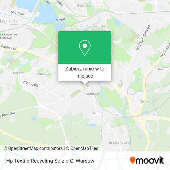 Mapa Hp Textile Recycling Sp z o O