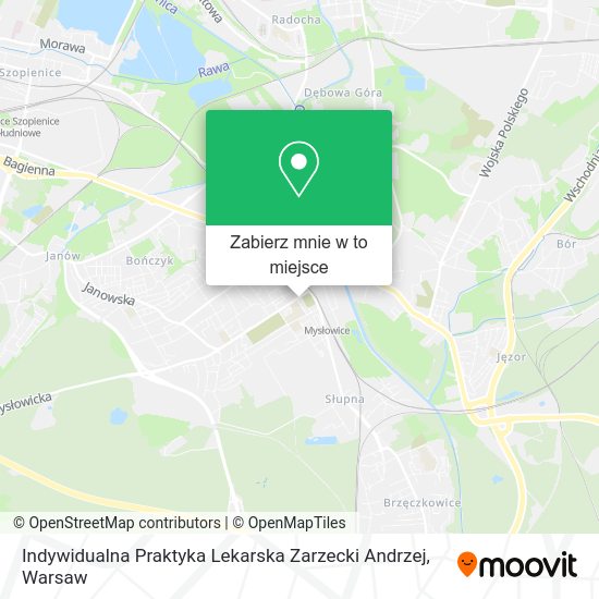 Mapa Indywidualna Praktyka Lekarska Zarzecki Andrzej