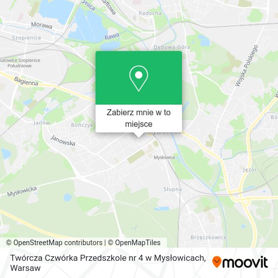 Mapa Twórcza Czwórka Przedszkole nr 4 w Mysłowicach