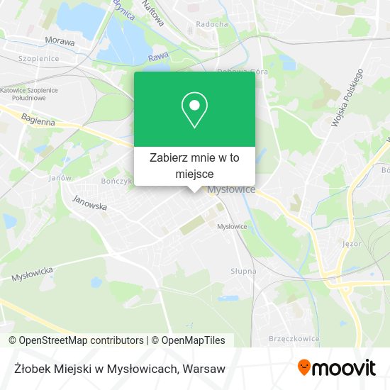 Mapa Żłobek Miejski w Mysłowicach