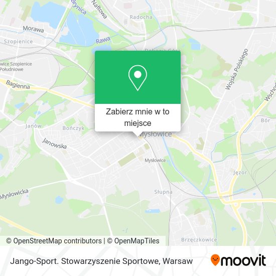 Mapa Jango-Sport. Stowarzyszenie Sportowe