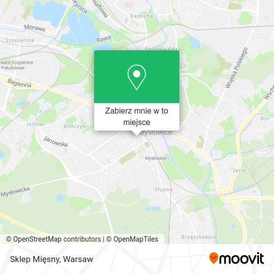 Mapa Sklep Mięsny