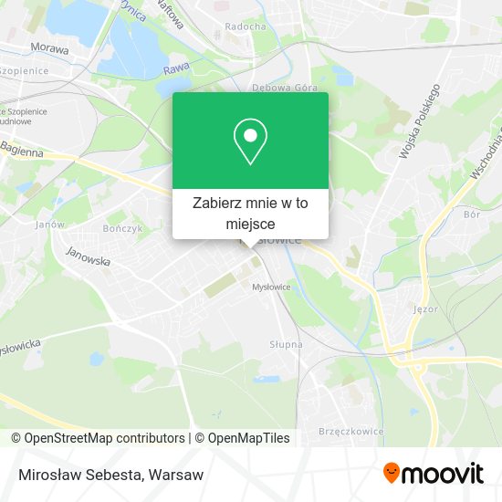 Mapa Mirosław Sebesta