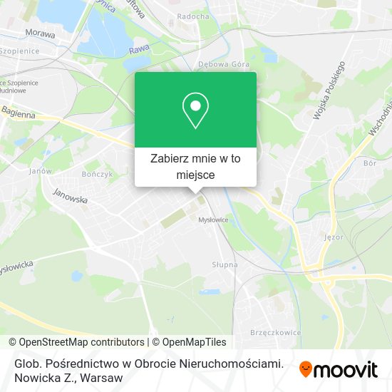 Mapa Glob. Pośrednictwo w Obrocie Nieruchomościami. Nowicka Z.