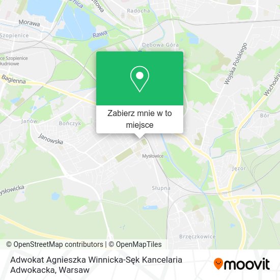 Mapa Adwokat Agnieszka Winnicka-Sęk Kancelaria Adwokacka