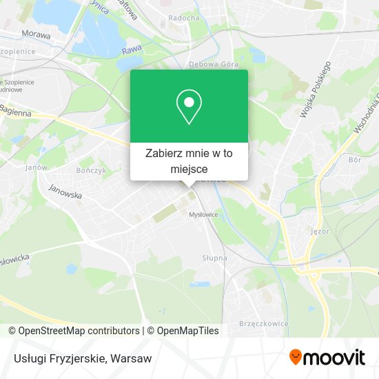 Mapa Usługi Fryzjerskie