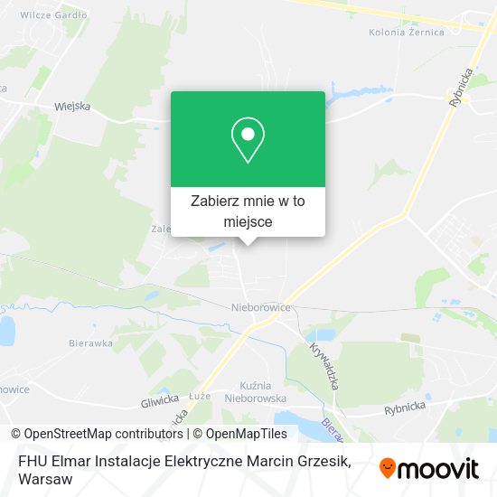 Mapa FHU Elmar Instalacje Elektryczne Marcin Grzesik