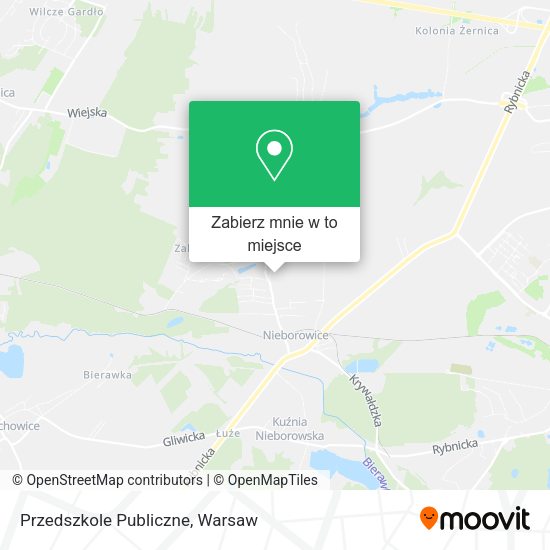 Mapa Przedszkole Publiczne