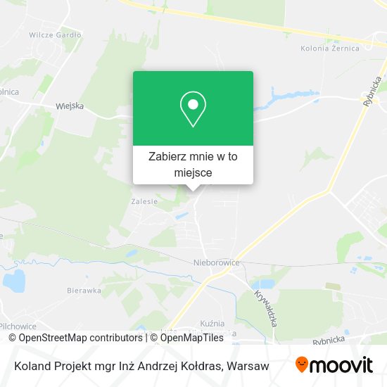 Mapa Koland Projekt mgr Inż Andrzej Kołdras