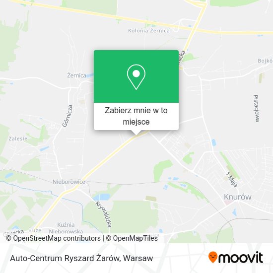 Mapa Auto-Centrum Ryszard Żarów