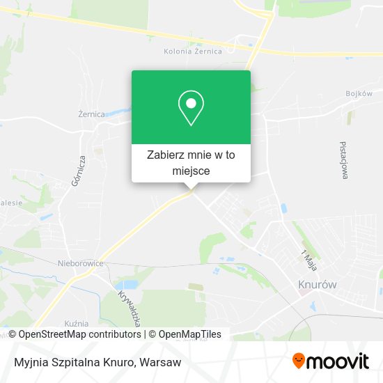 Mapa Myjnia Szpitalna Knuro