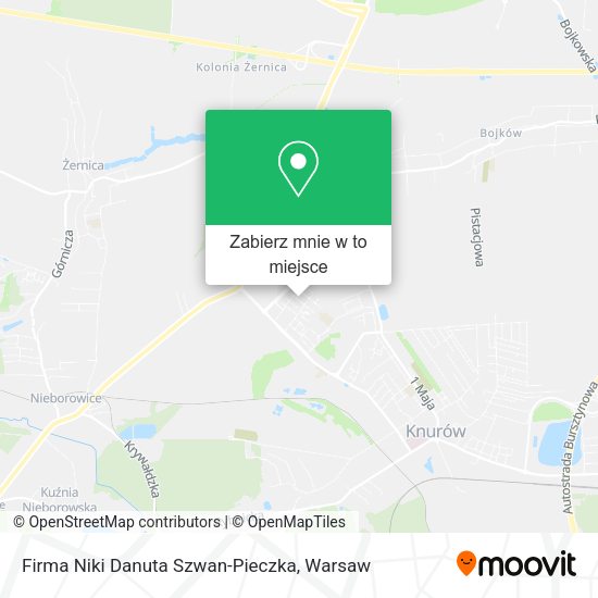 Mapa Firma Niki Danuta Szwan-Pieczka