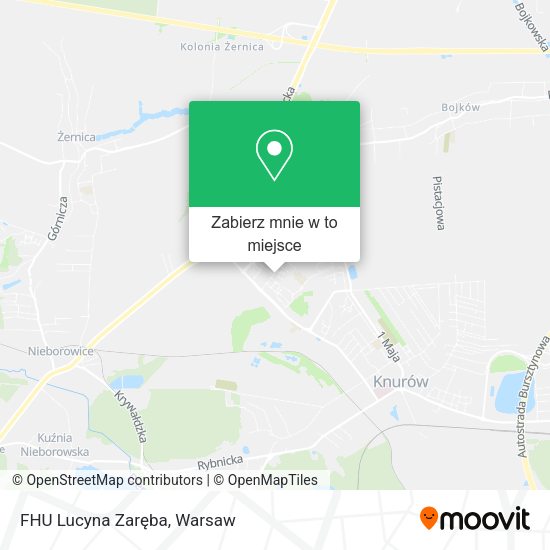 Mapa FHU Lucyna Zaręba