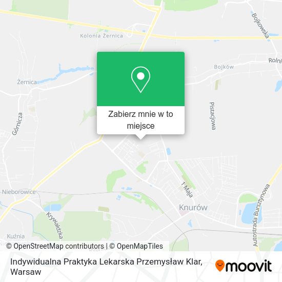 Mapa Indywidualna Praktyka Lekarska Przemysław Klar