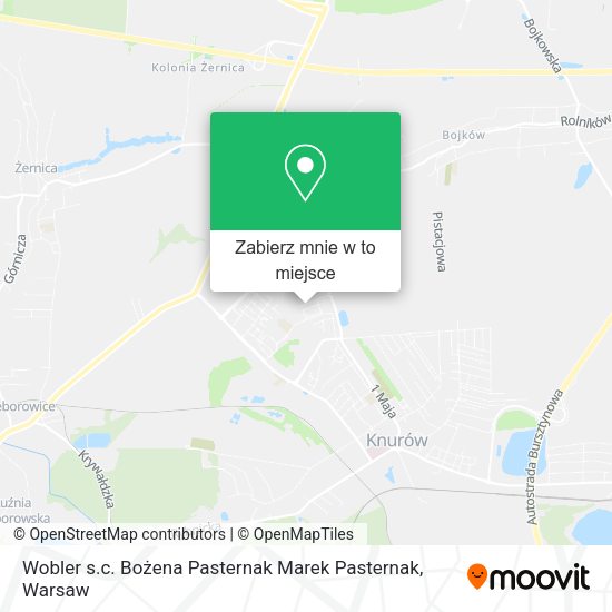 Mapa Wobler s.c. Bożena Pasternak Marek Pasternak