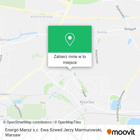 Mapa Energo Marsz s.c. Ewa Szwed Jerzy Marmurowski