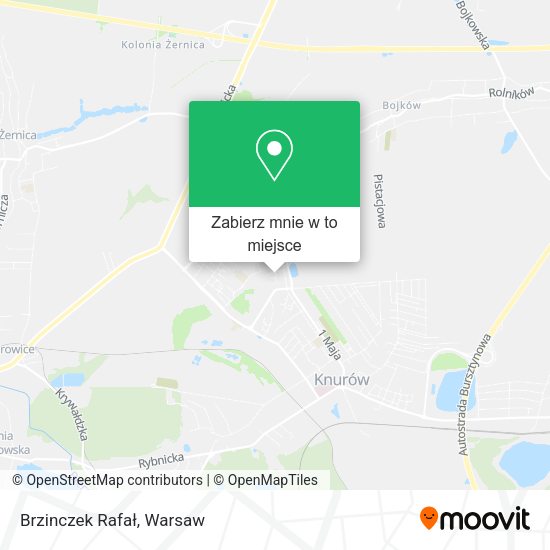 Mapa Brzinczek Rafał