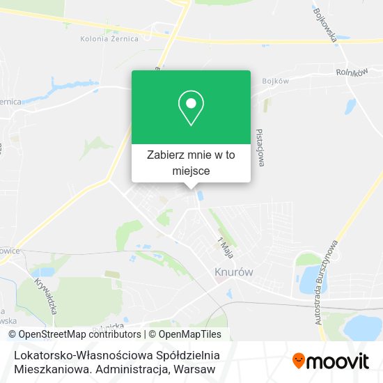 Mapa Lokatorsko-Własnościowa Spółdzielnia Mieszkaniowa. Administracja