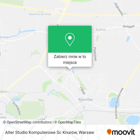 Mapa Alter Studio Komputerowe Sc Knurów