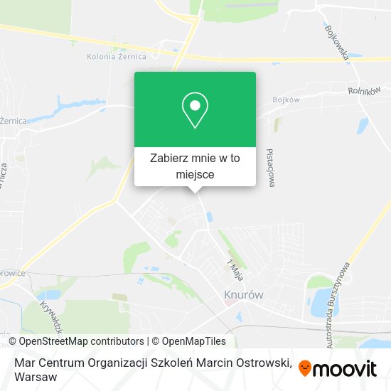 Mapa Mar Centrum Organizacji Szkoleń Marcin Ostrowski