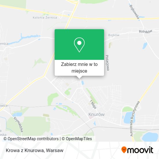 Mapa Krowa z Knurowa