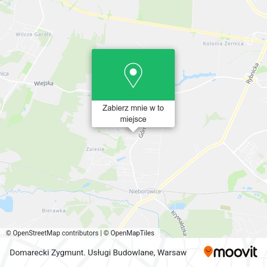 Mapa Domarecki Zygmunt. Usługi Budowlane