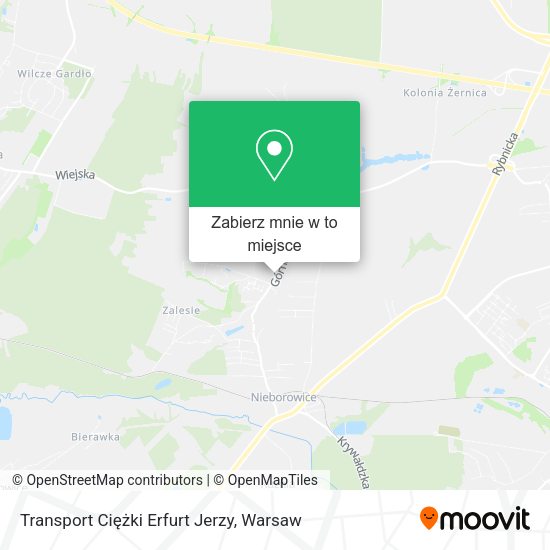 Mapa Transport Ciężki Erfurt Jerzy