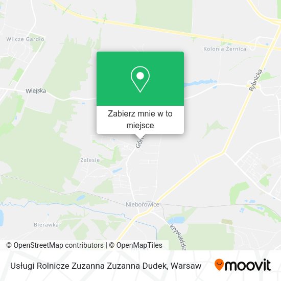 Mapa Usługi Rolnicze Zuzanna Zuzanna Dudek