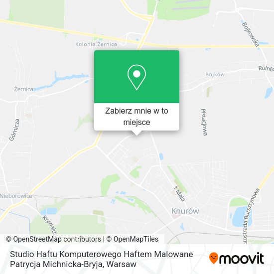 Mapa Studio Haftu Komputerowego Haftem Malowane Patrycja Michnicka-Bryja