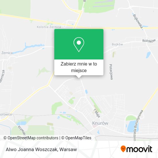 Mapa Alwo Joanna Woszczak