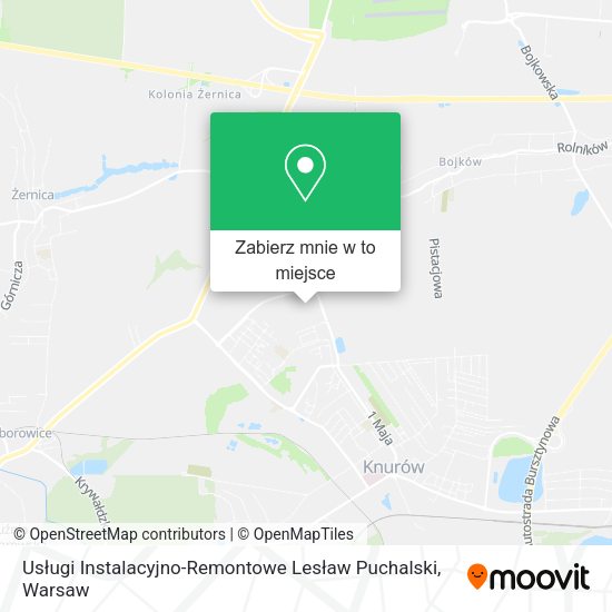 Mapa Usługi Instalacyjno-Remontowe Lesław Puchalski