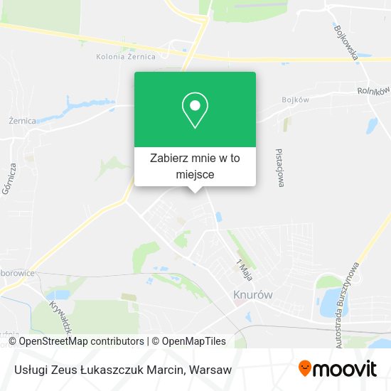 Mapa Usługi Zeus Łukaszczuk Marcin