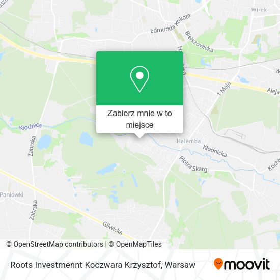 Mapa Roots Investmennt Koczwara Krzysztof