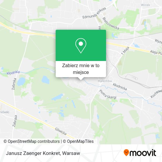 Mapa Janusz Zaenger Konkret