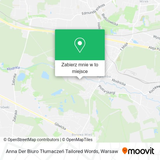 Mapa Anna Der Biuro Tłumaczeń Tailored Words