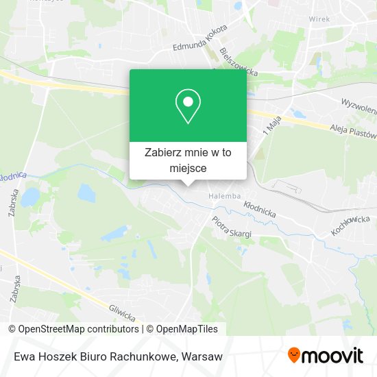 Mapa Ewa Hoszek Biuro Rachunkowe